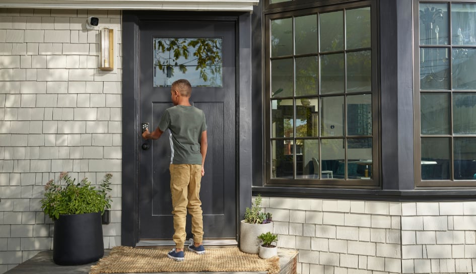 Vivint Smart Lock on home in Columbus